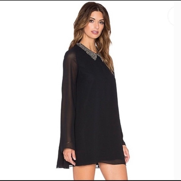 BCBG Generation Black Dress Sequin Detailing NWT M - Picture 2 of 13